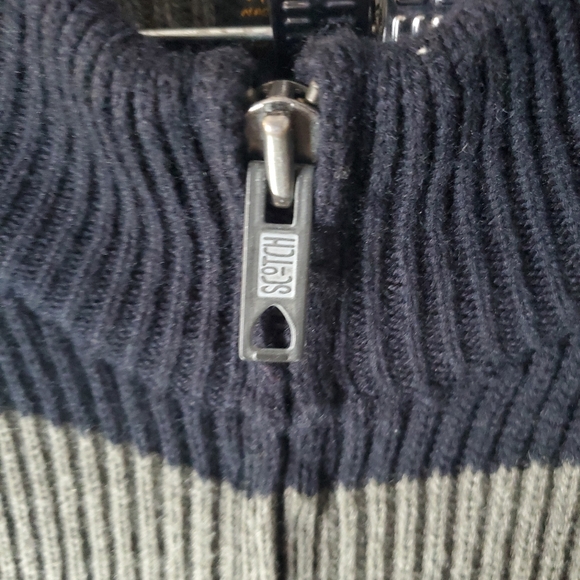 Scotch & Soda Knit full zip Sweater Men Size XL - Picture 2 of 5
